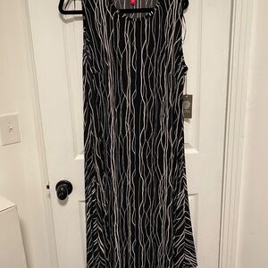 Vince Camuto Black & White Dress - 1X - NEW - NWT